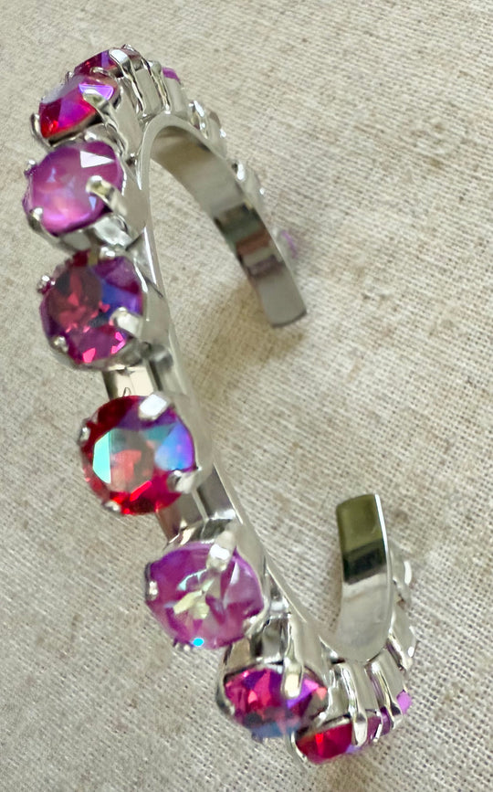 Kimber Cuff Crystal Bracelet - Shabby To Chic Jewelry