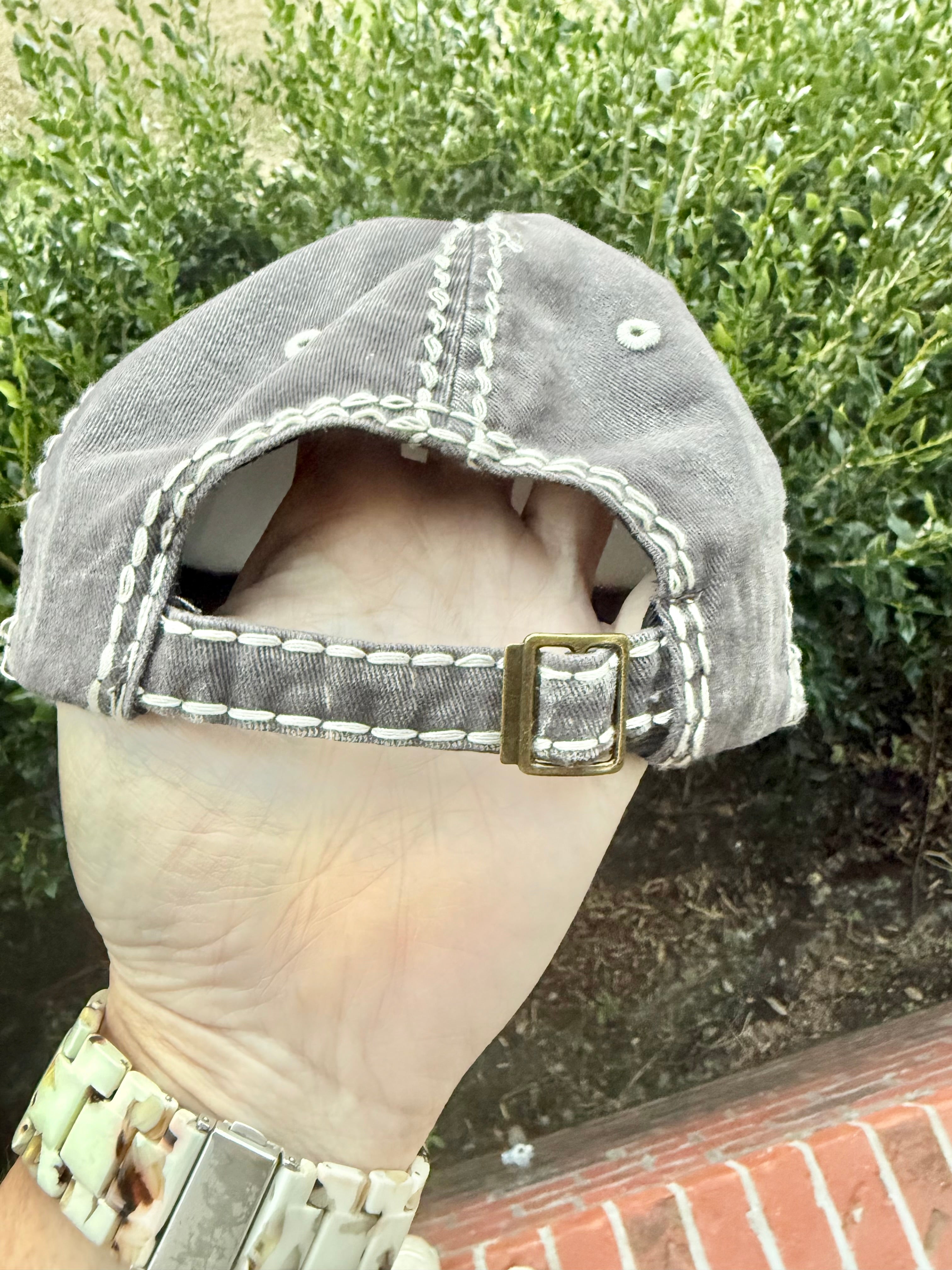 Willow Crystal Embellished Baseball Hat - Shabby To Chic Jewelry