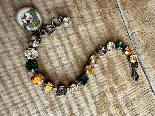 Myrtle Beach Seahawks Crystal Tennis Bracelet