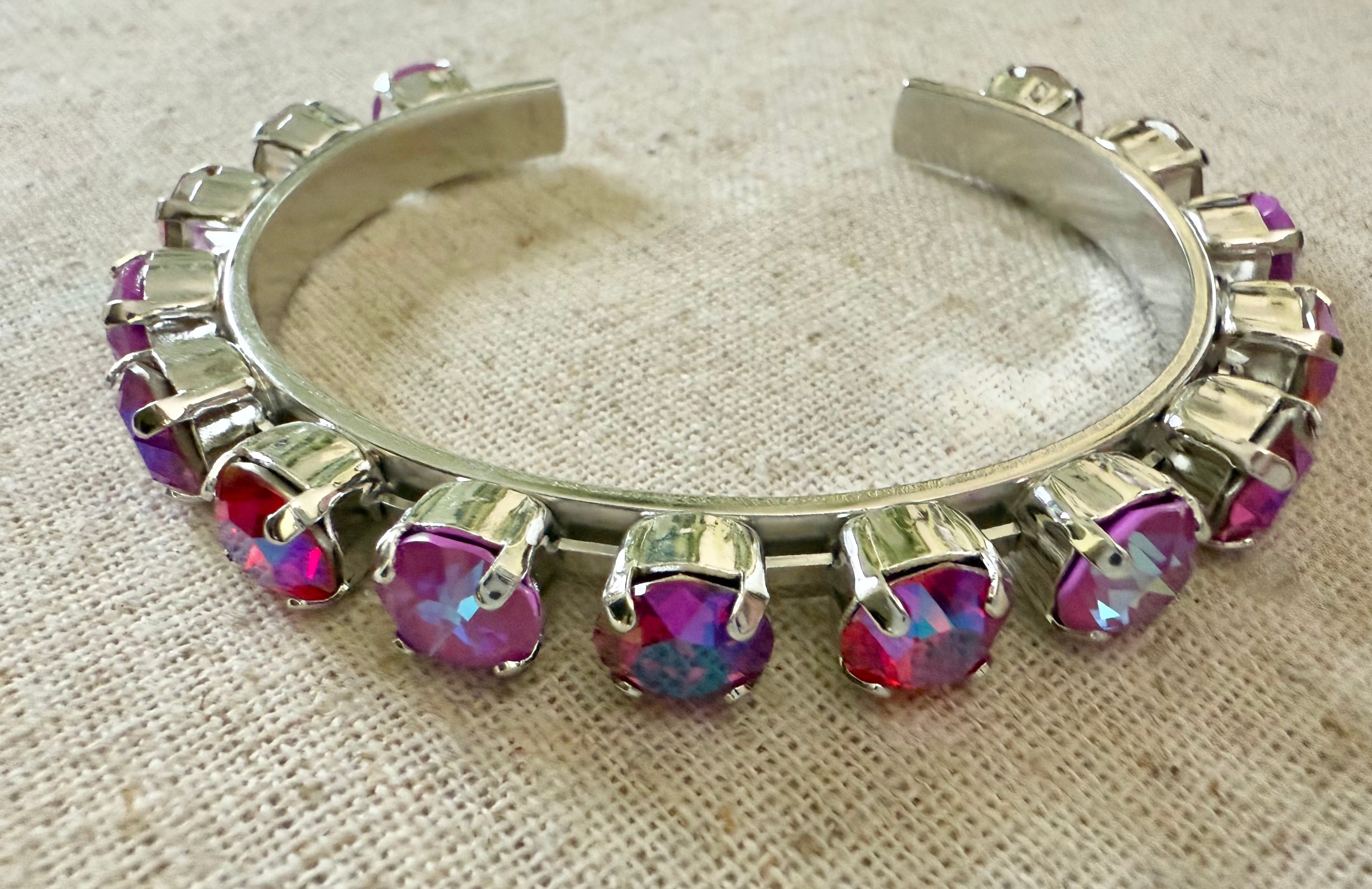 Kimber Cuff Crystal Bracelet - Shabby To Chic Jewelry