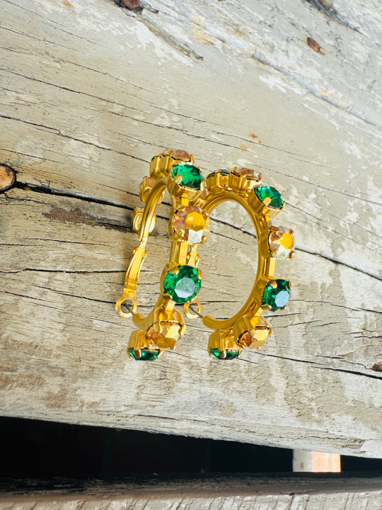 Conway Tiger Hoop Earrings - Sheila