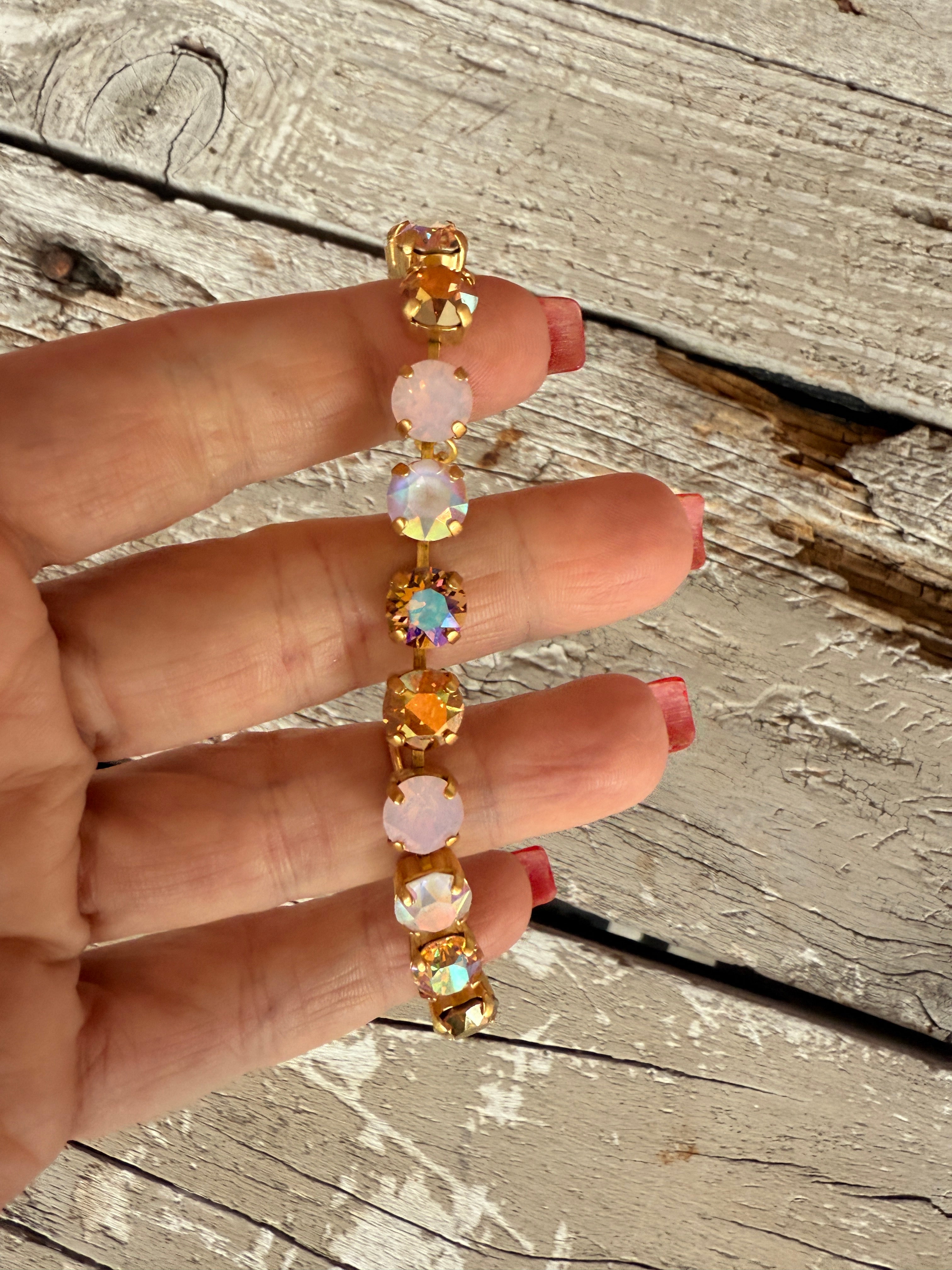 Carmen Australian Crystal Tennis Bracelet - Shabby To Chic Jewelry