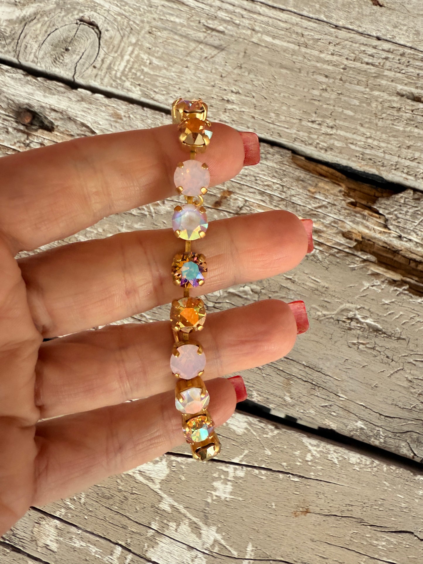 Carmen Australian Crystal Tennis Bracelet - Shabby To Chic Jewelry