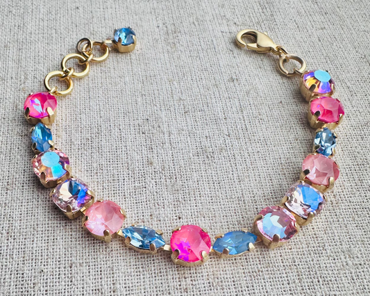 Adriana Crystal Tennis Bracelet - Shabby To Chic Jewelry
