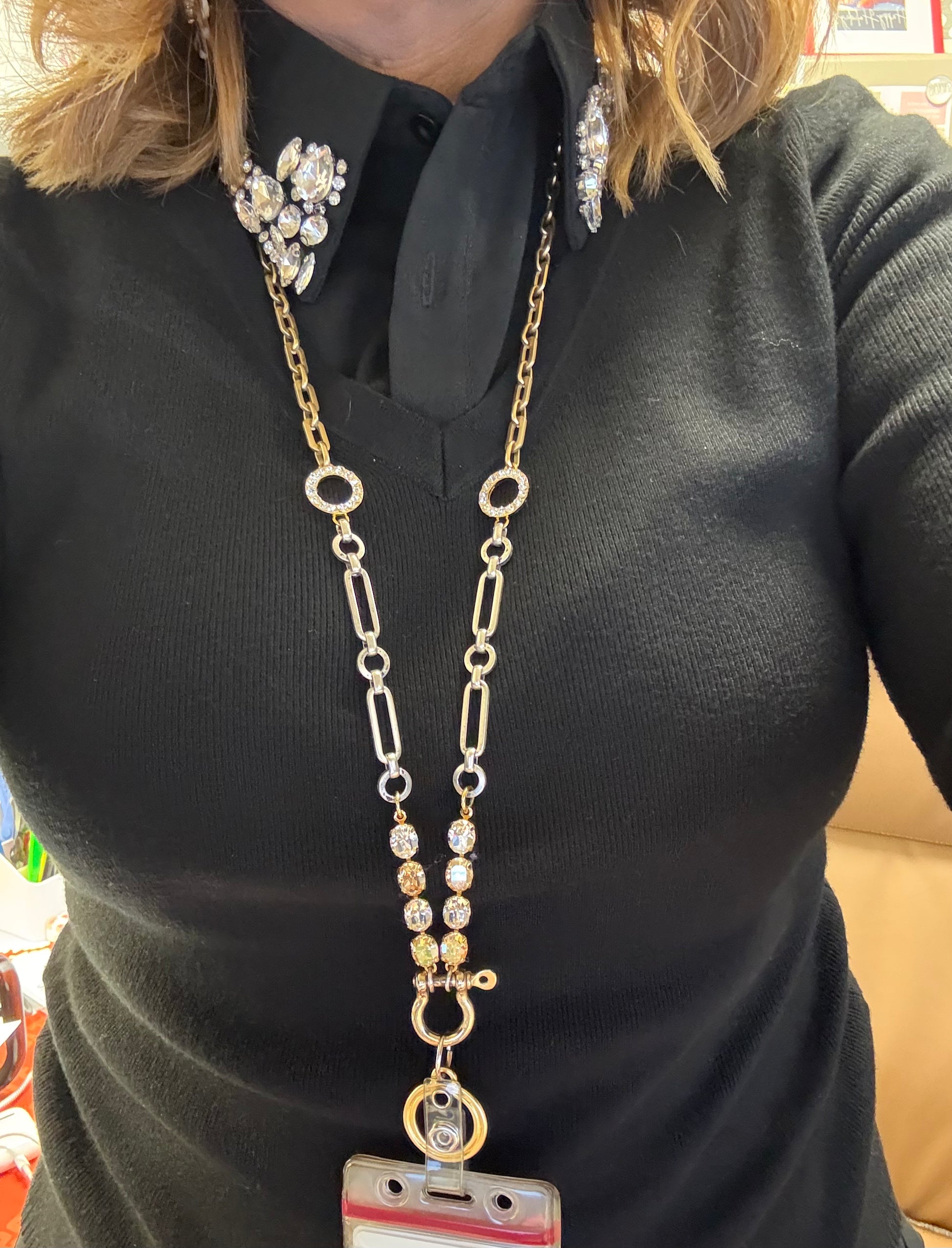 Izabelle Australian Crystal Lanyard - Shabby To Chic Jewelry