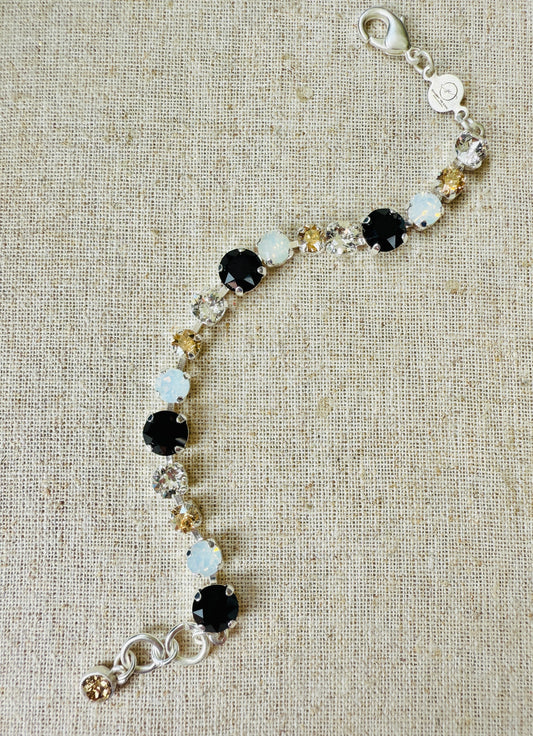 Zia Neutral Crystal Tennis Bracelet