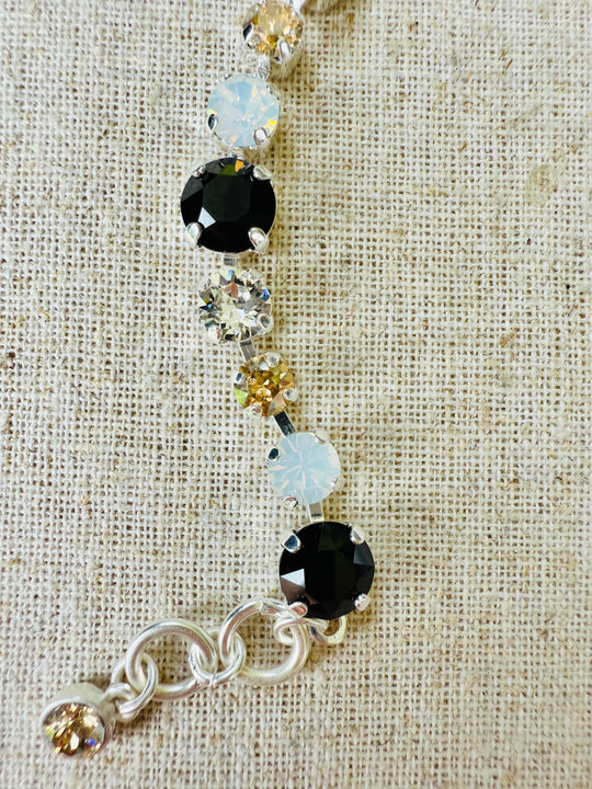 Zia Neutral Crystal Tennis Bracelet