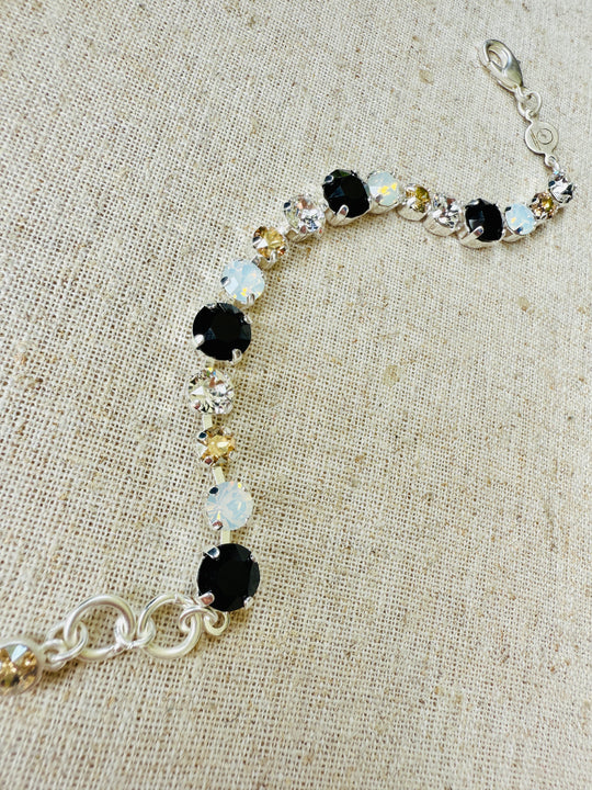 Zia Neutral Crystal Tennis Bracelet