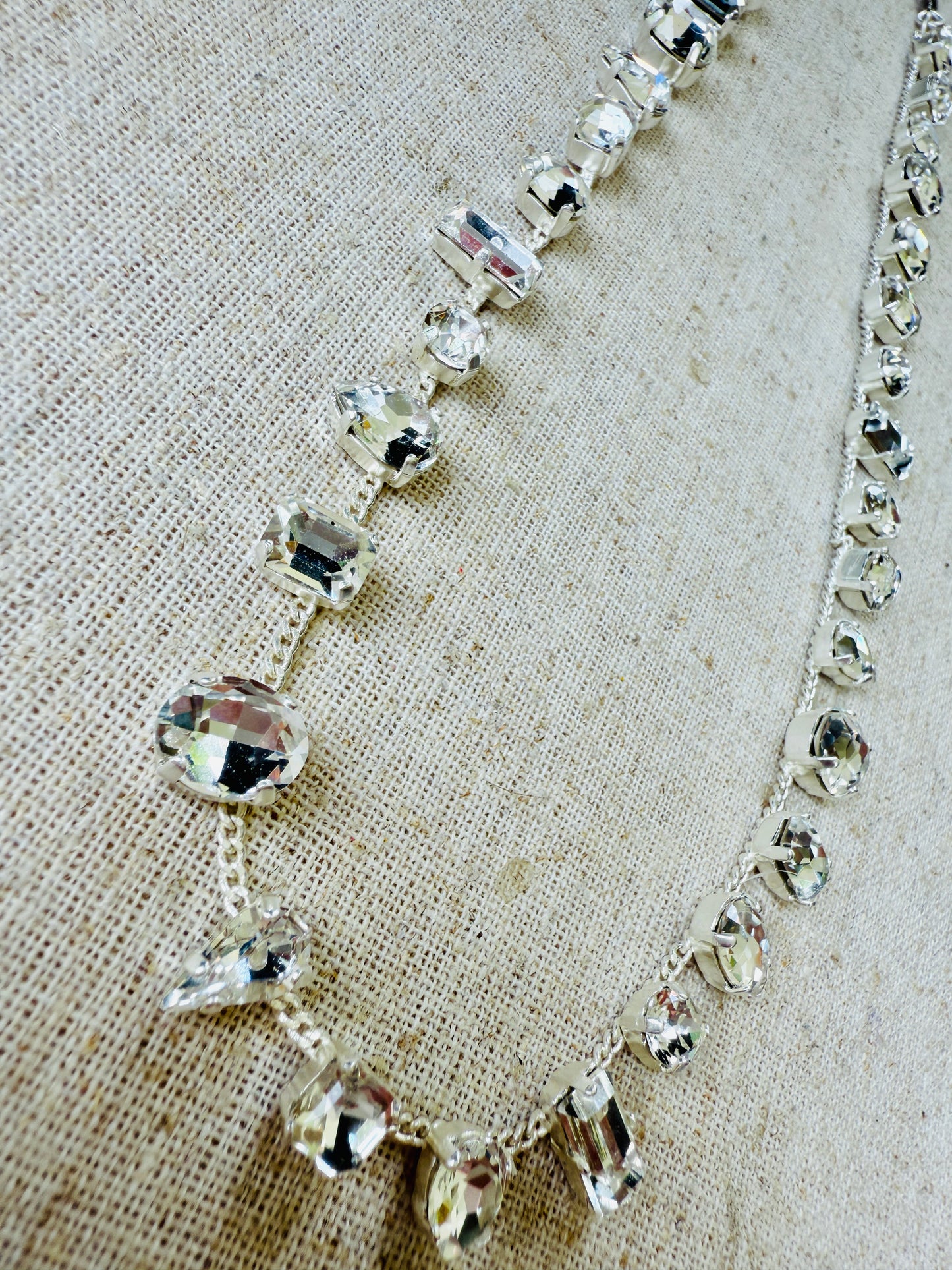 Ashley Mixed Settings Necklace and Bracelet Set