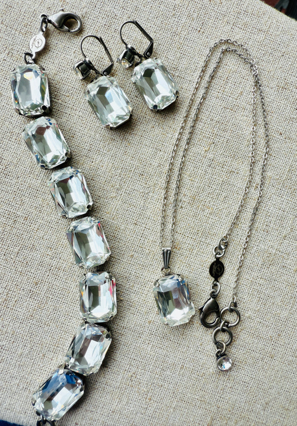 Lori • Crystal Collection Bracelet • Necklace • Earrings• Bracelet
