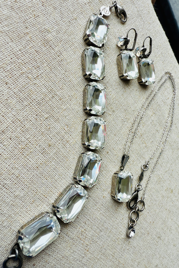 Lori • Crystal Collection Bracelet • Necklace • Earrings• Bracelet