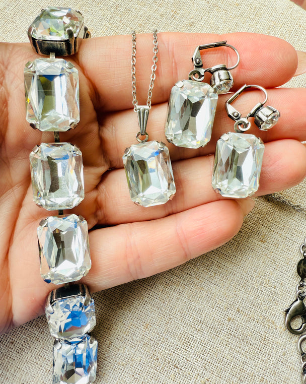 Lori • Crystal Collection Bracelet • Necklace • Earrings• Bracelet