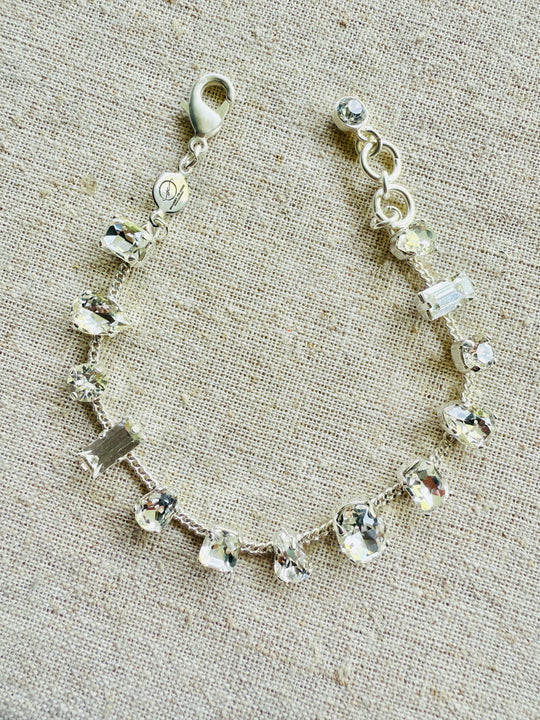 Ashley Mixed Settings Necklace and Bracelet Set