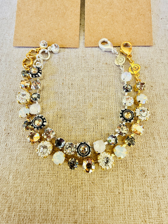 Kya • Crystal Bracelet • Earrings• Bracelet