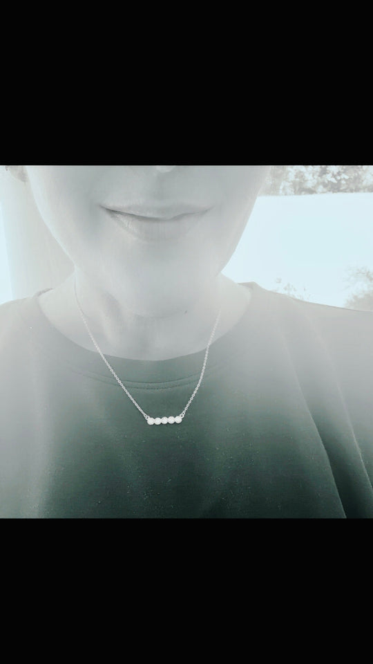 Lilly • Crystal Bar Necklace