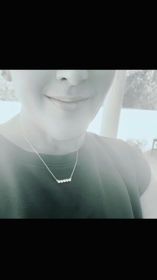 Lilly • Crystal Bar Necklace