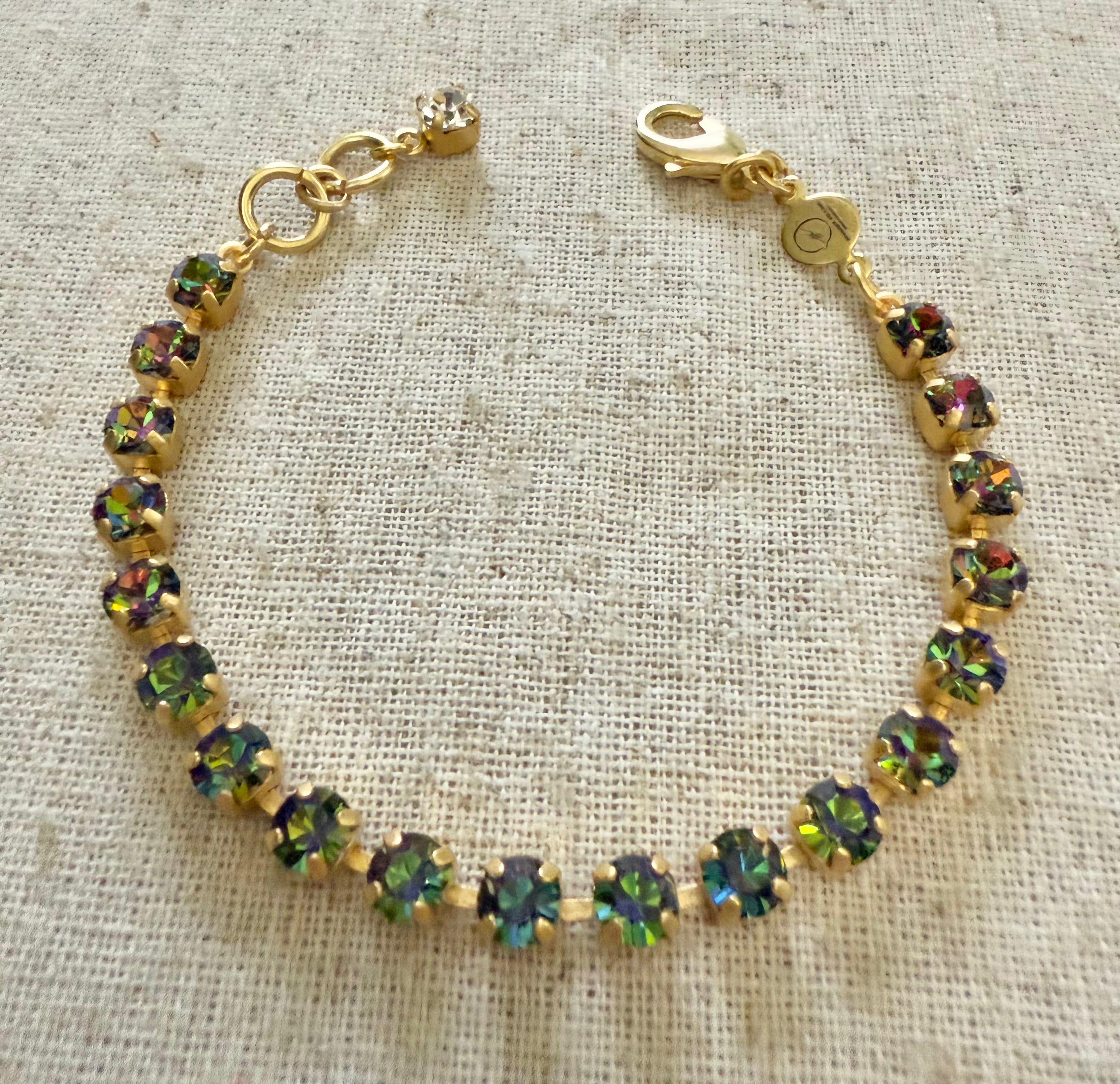 Eleanor Petite Crystal Tennis Bracelet - Shabby To Chic Jewelry