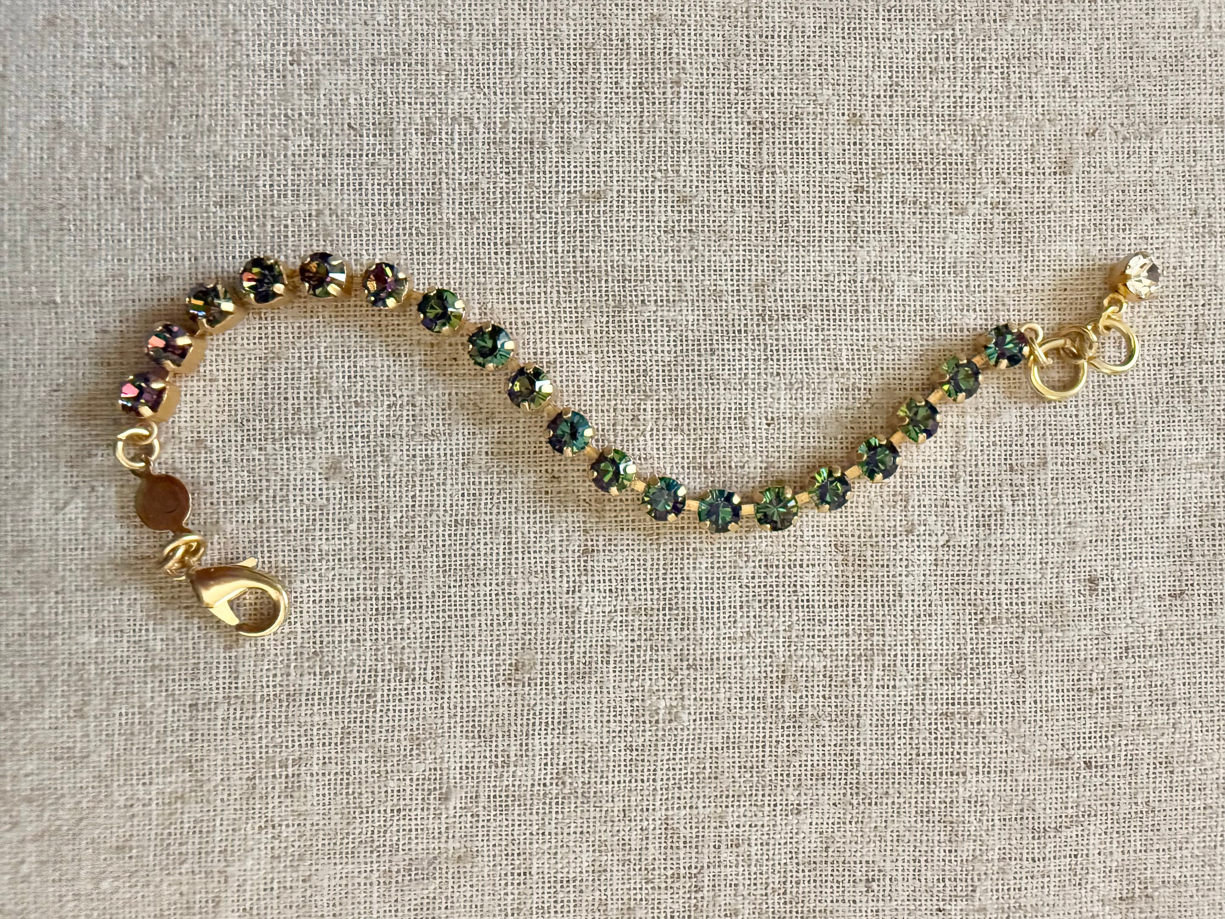 Eleanor Petite Crystal Tennis Bracelet - Shabby To Chic Jewelry