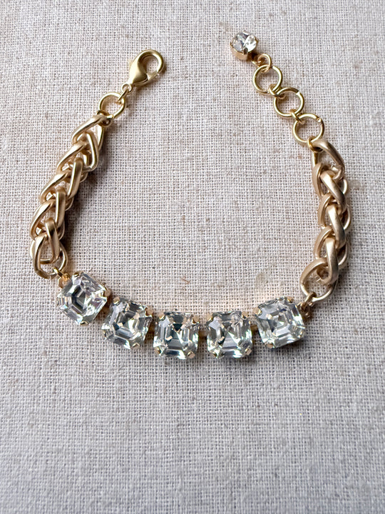 Mandy Crystal Rope Bracelet