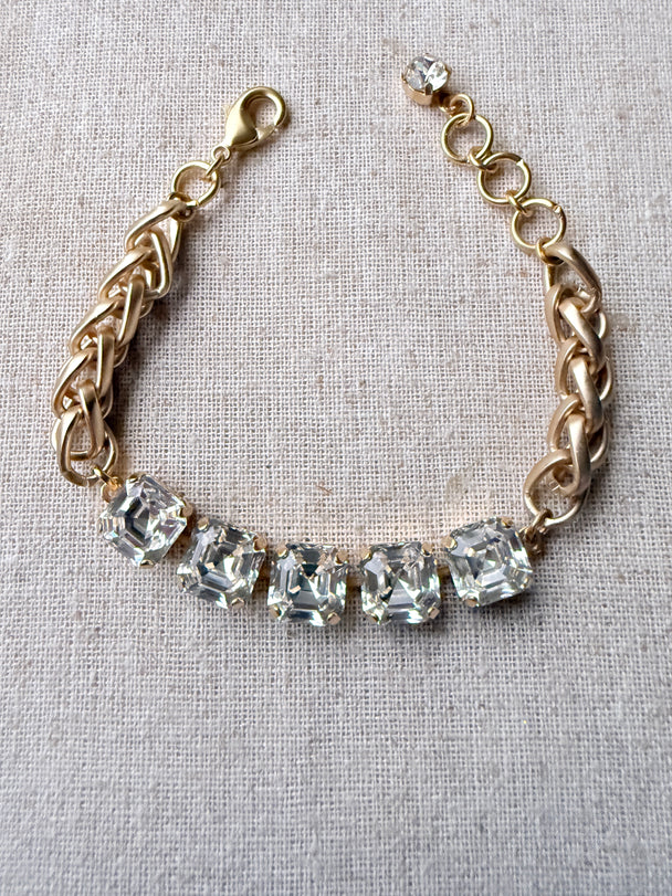 Mandy Crystal Rope Bracelet