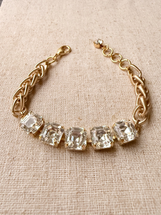Mandy Crystal Rope Bracelet