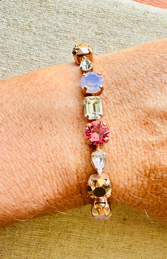 Rosie • Crystal Bracelet • Rose Gold • Bracelet