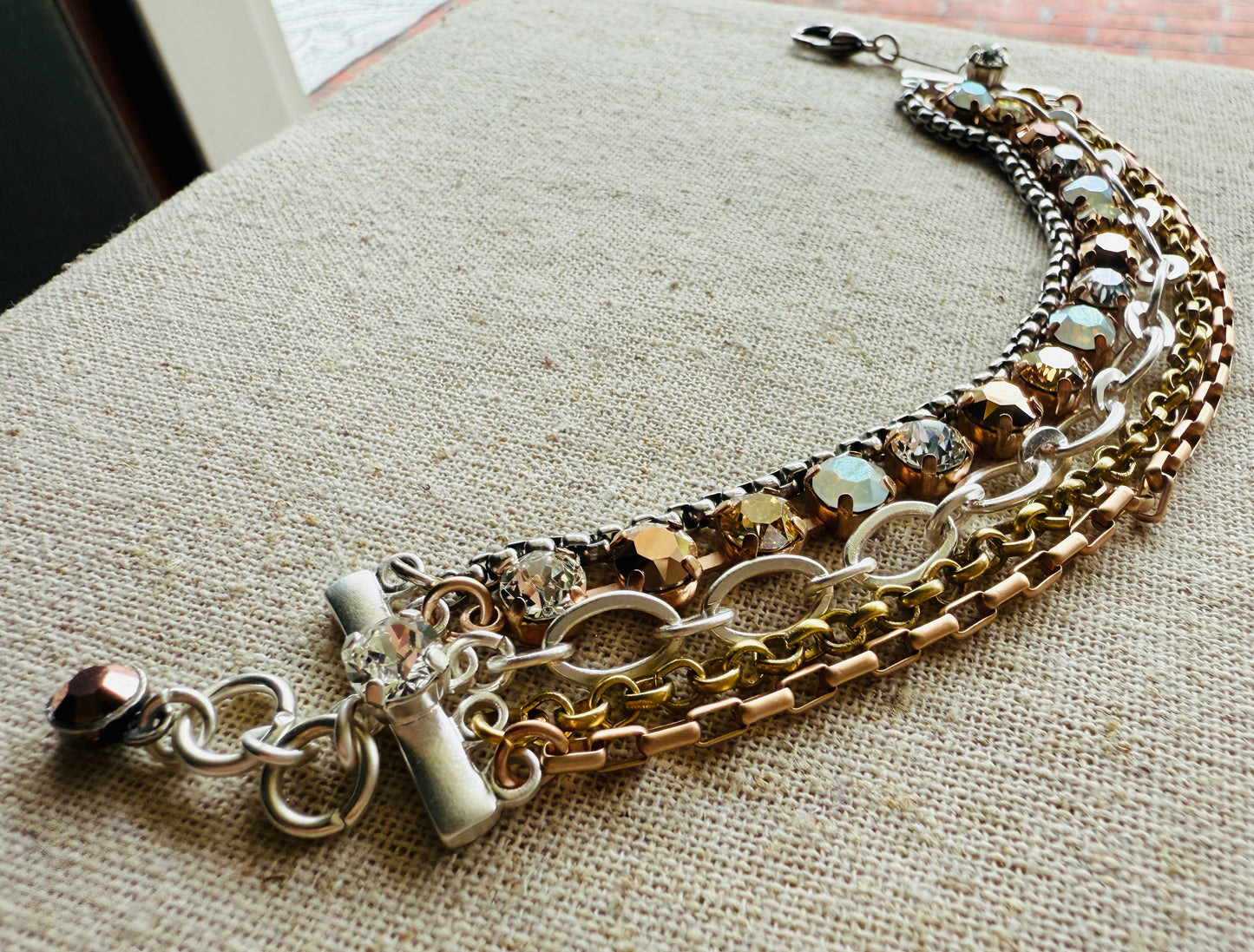 Allie • Crystal Bracelet • Mixed Metals• Bracelet