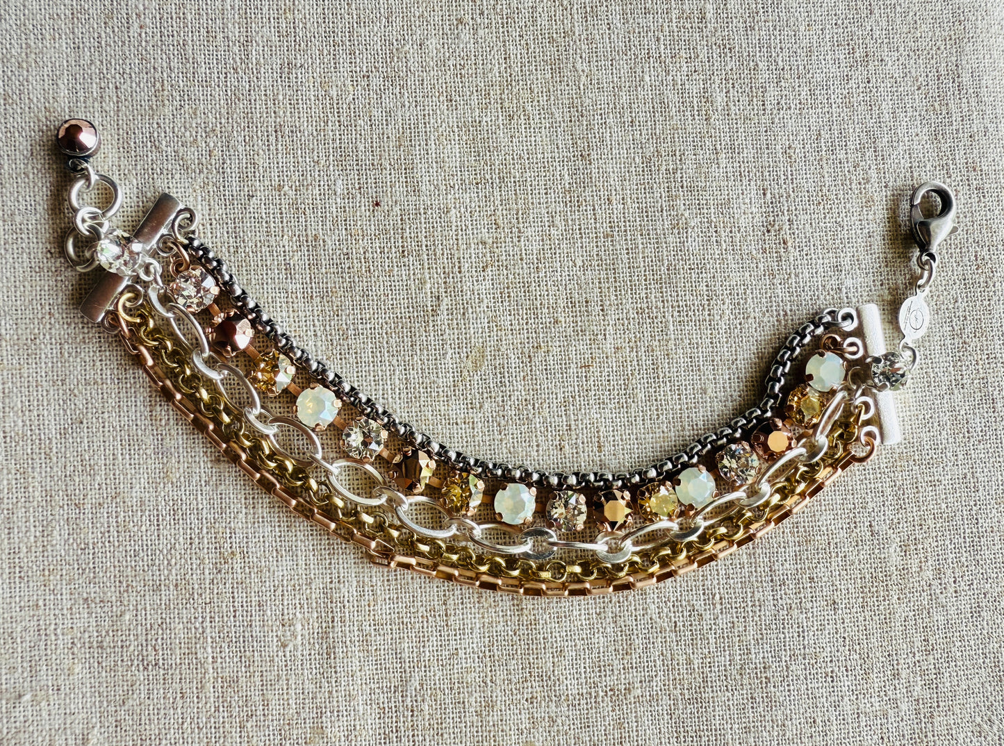 Allie • Crystal Bracelet • Mixed Metals• Bracelet