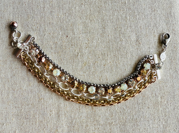 Allie • Crystal Bracelet • Mixed Metals• Bracelet
