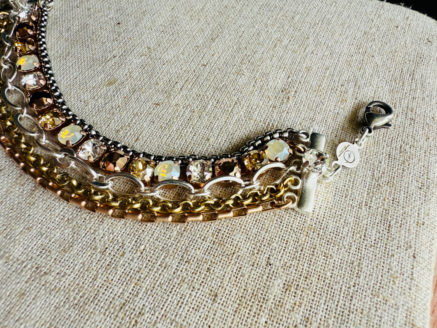 Allie • Crystal Bracelet • Mixed Metals• Bracelet