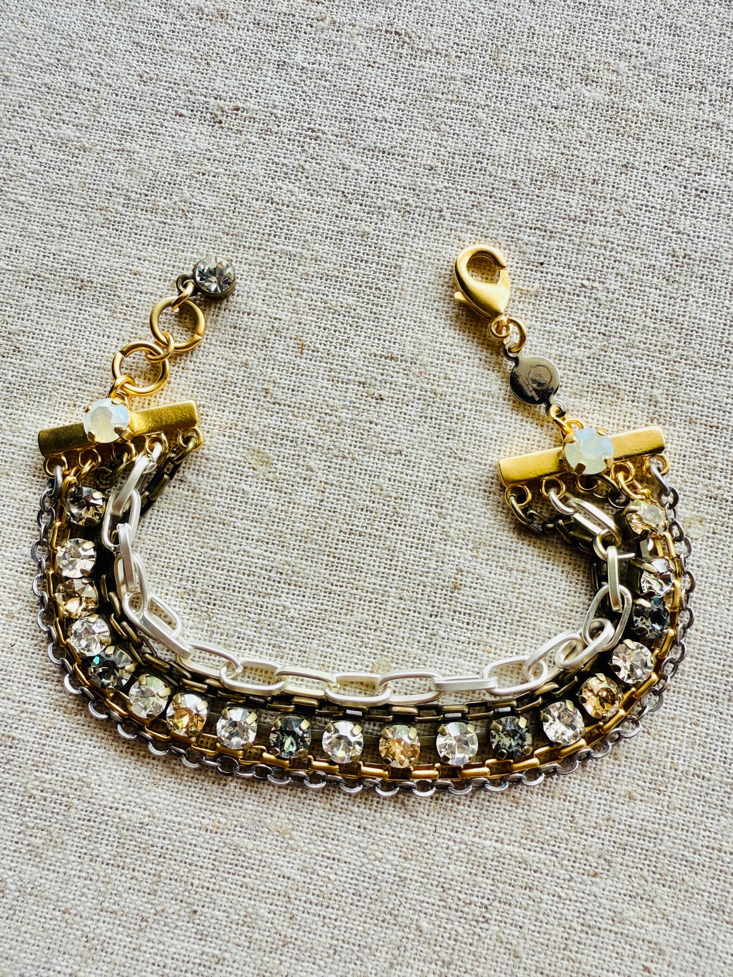 Jolene • Crystal Bracelet • Mixed Metals• Bracelet