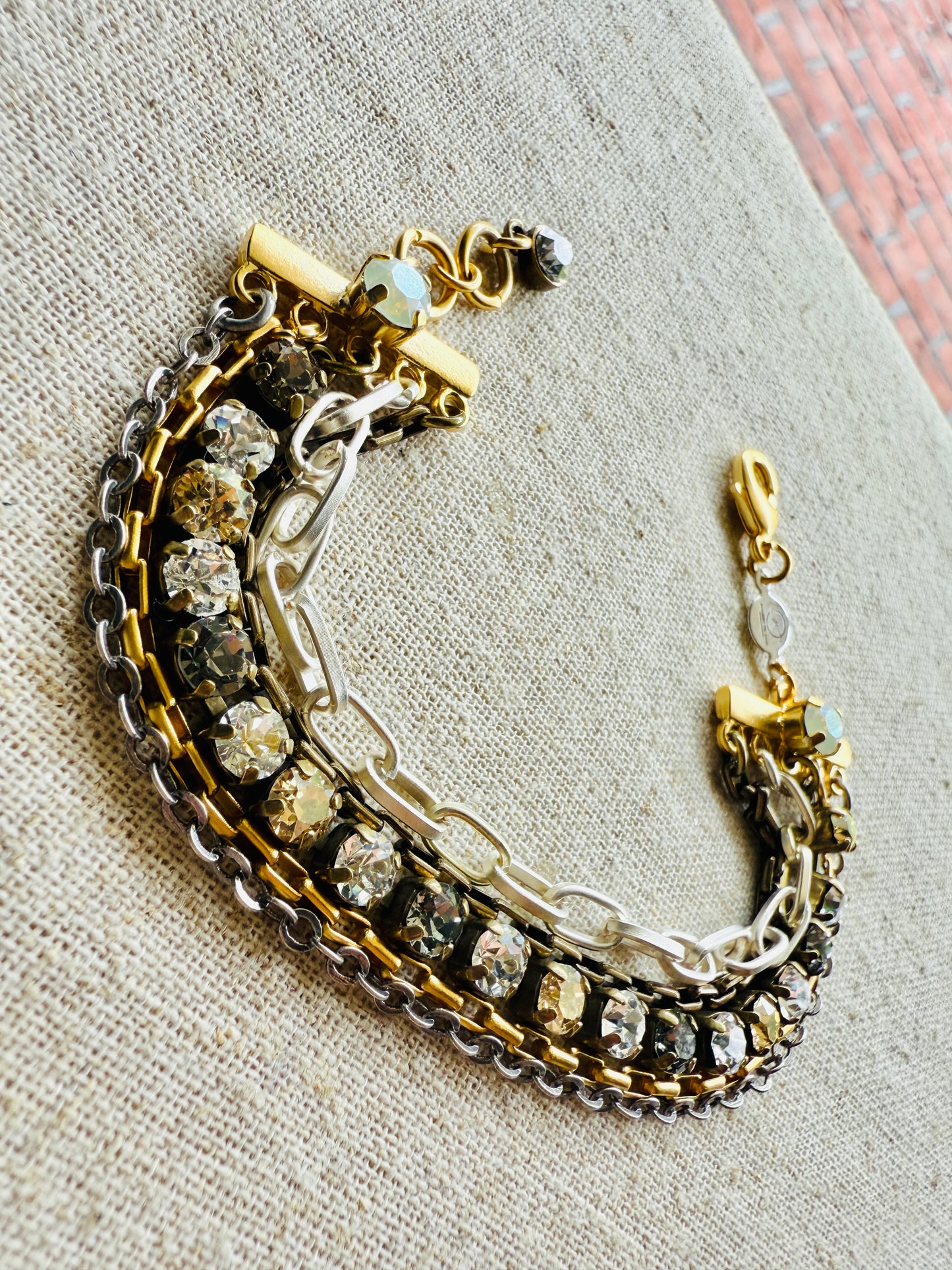 Jolene • Crystal Bracelet • Mixed Metals• Bracelet