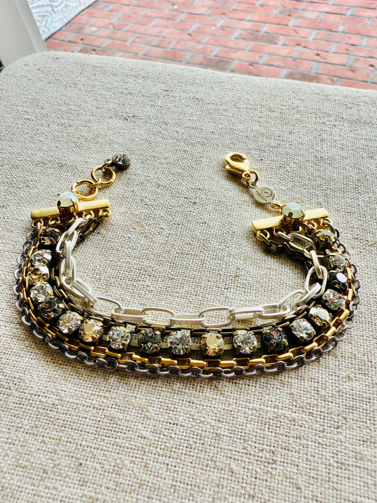 Jolene • Crystal Bracelet • Mixed Metals• Bracelet