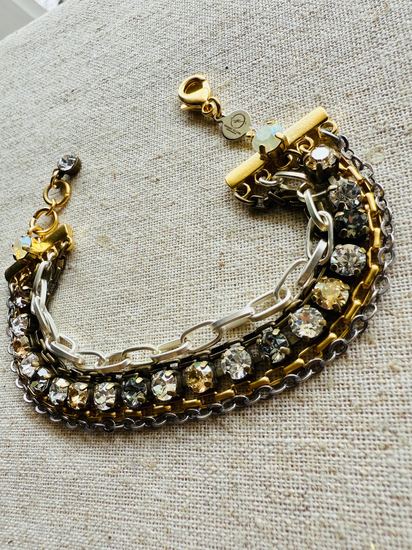 Jolene • Crystal Bracelet • Mixed Metals• Bracelet