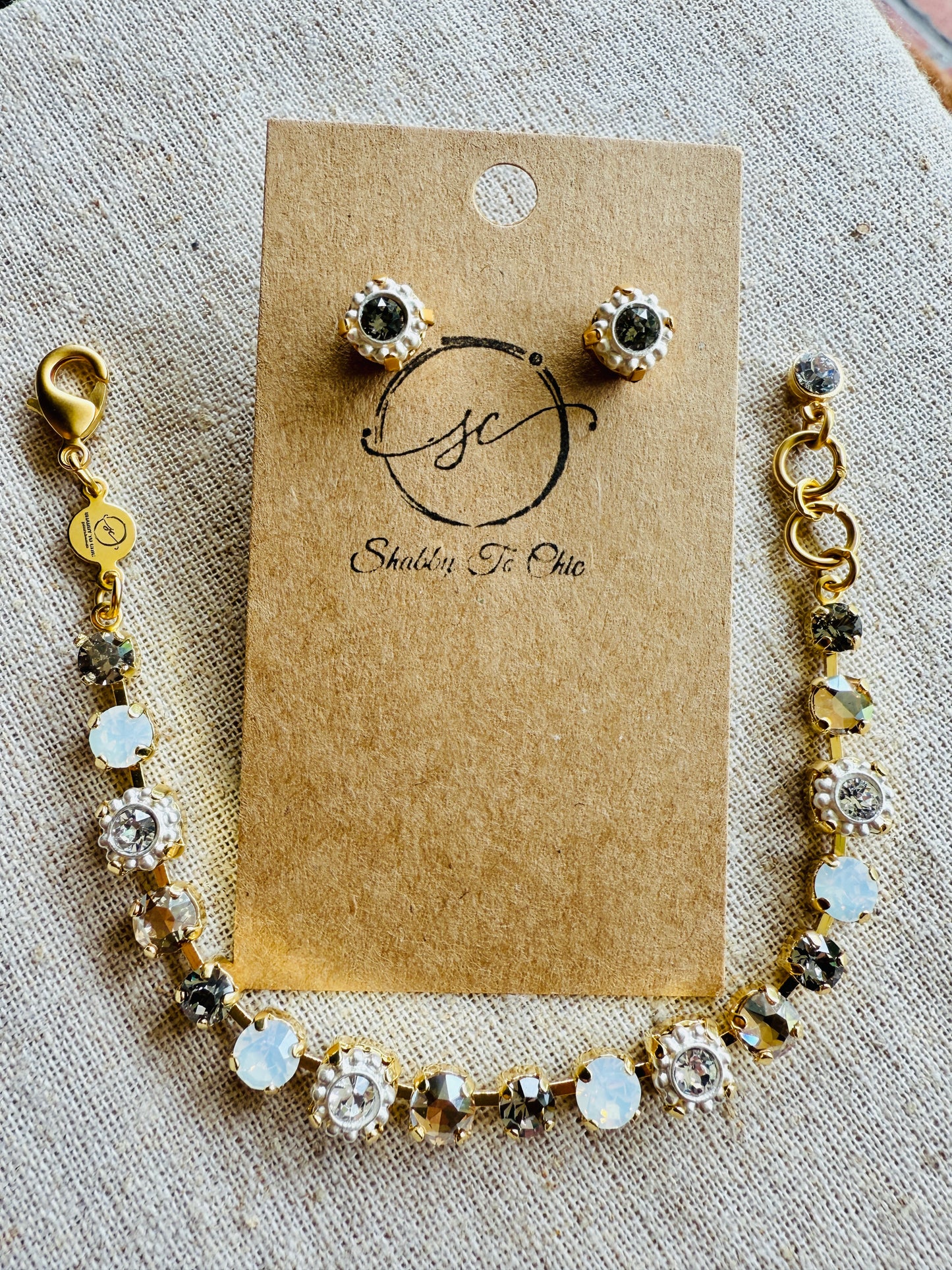 Kya • Crystal Bracelet • Earrings• Bracelet