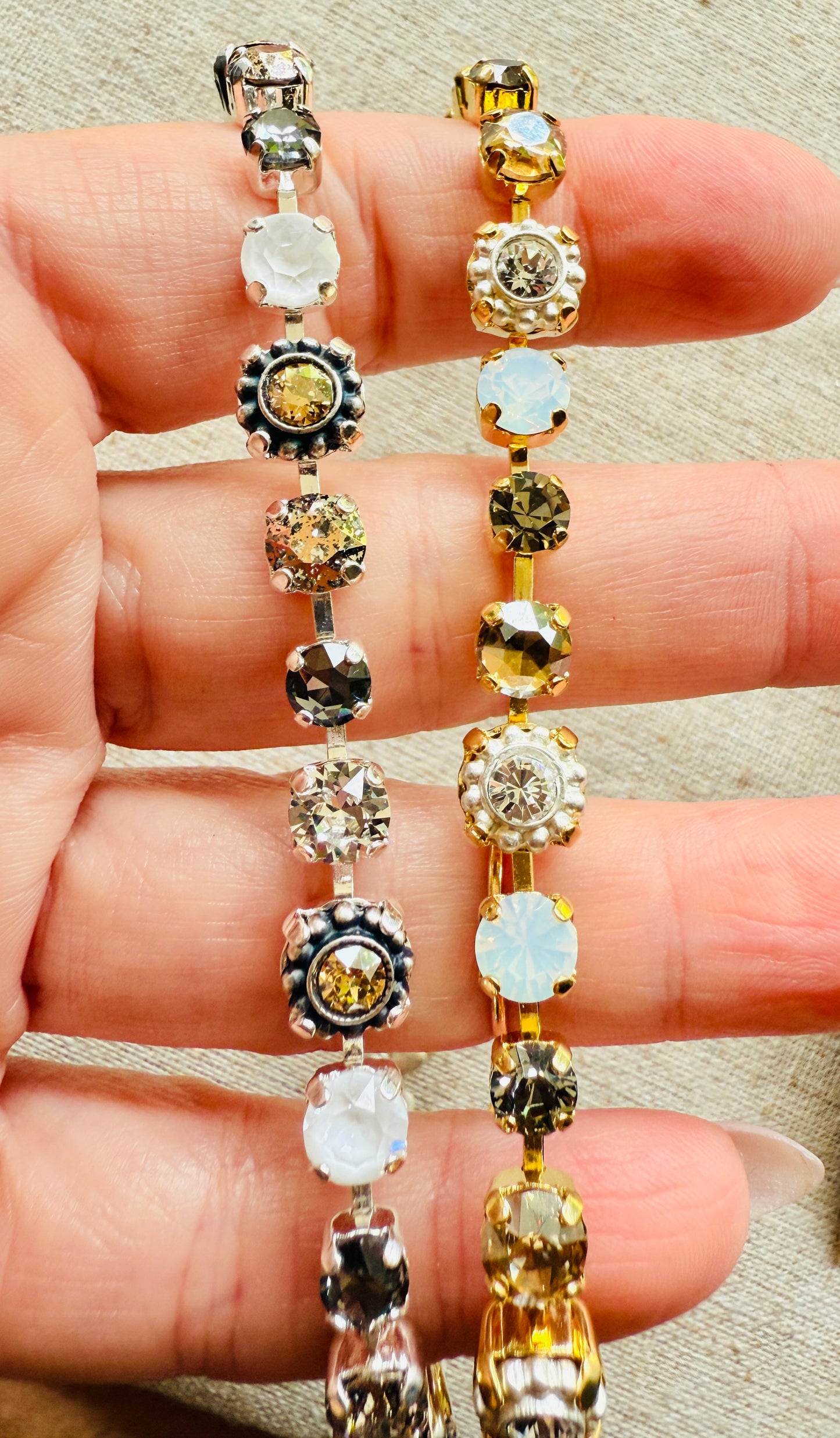 Kya • Crystal Bracelet • Earrings• Bracelet
