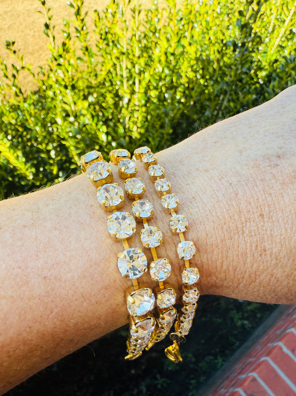 Juliet Crystal Tennis Bracelet - Shabby To Chic Jewelry