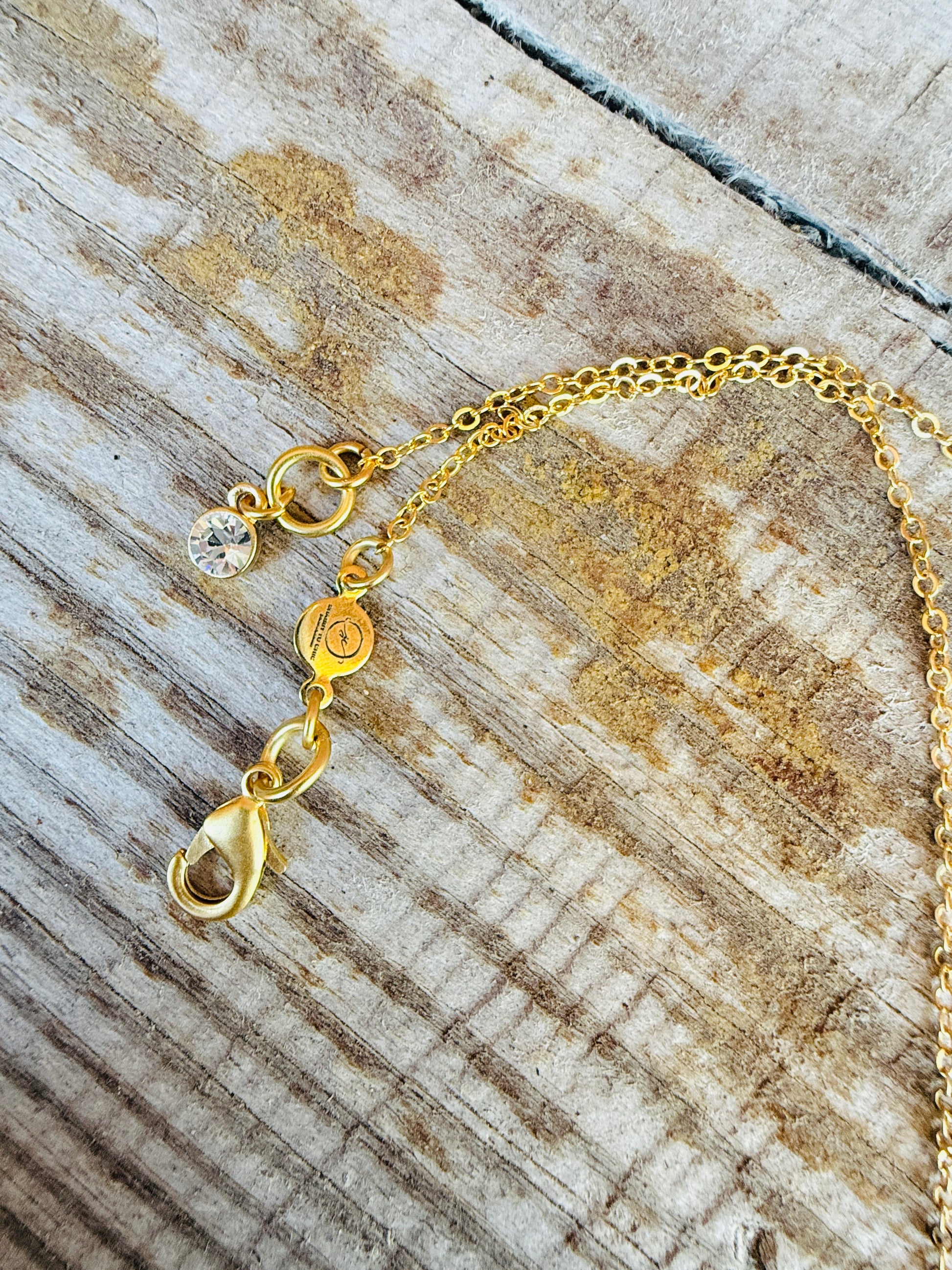 Noelle Petite Crystal Bar Necklace and Bracelet - Shabby To Chic Jewelry