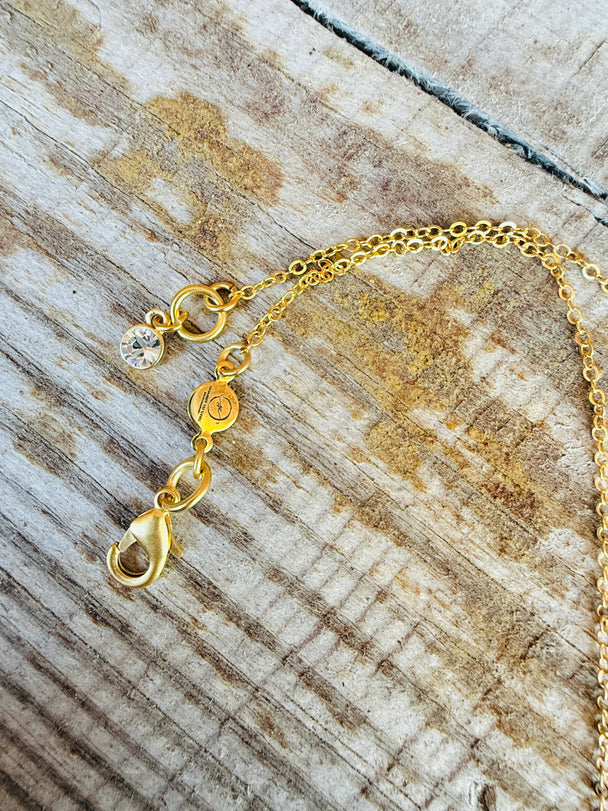 Noelle Petite Crystal Bar Necklace and Bracelet - Shabby To Chic Jewelry
