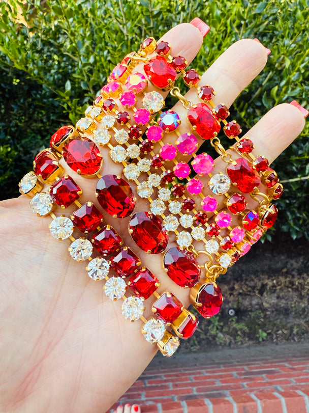 Clara Crystal Tennis Bracelet - Shabby To Chic Jewelry