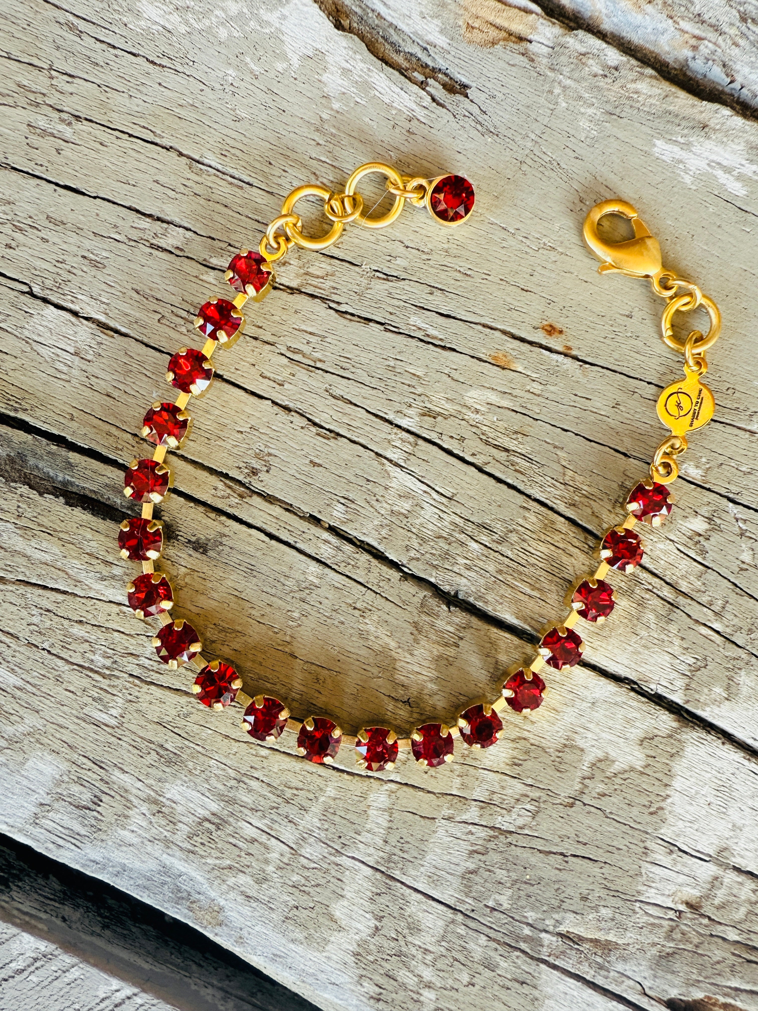 Clara Crystal Tennis Bracelet - Shabby To Chic Jewelry