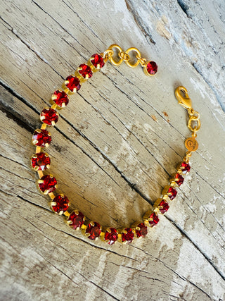 Clara Crystal Tennis Bracelet - Shabby To Chic Jewelry