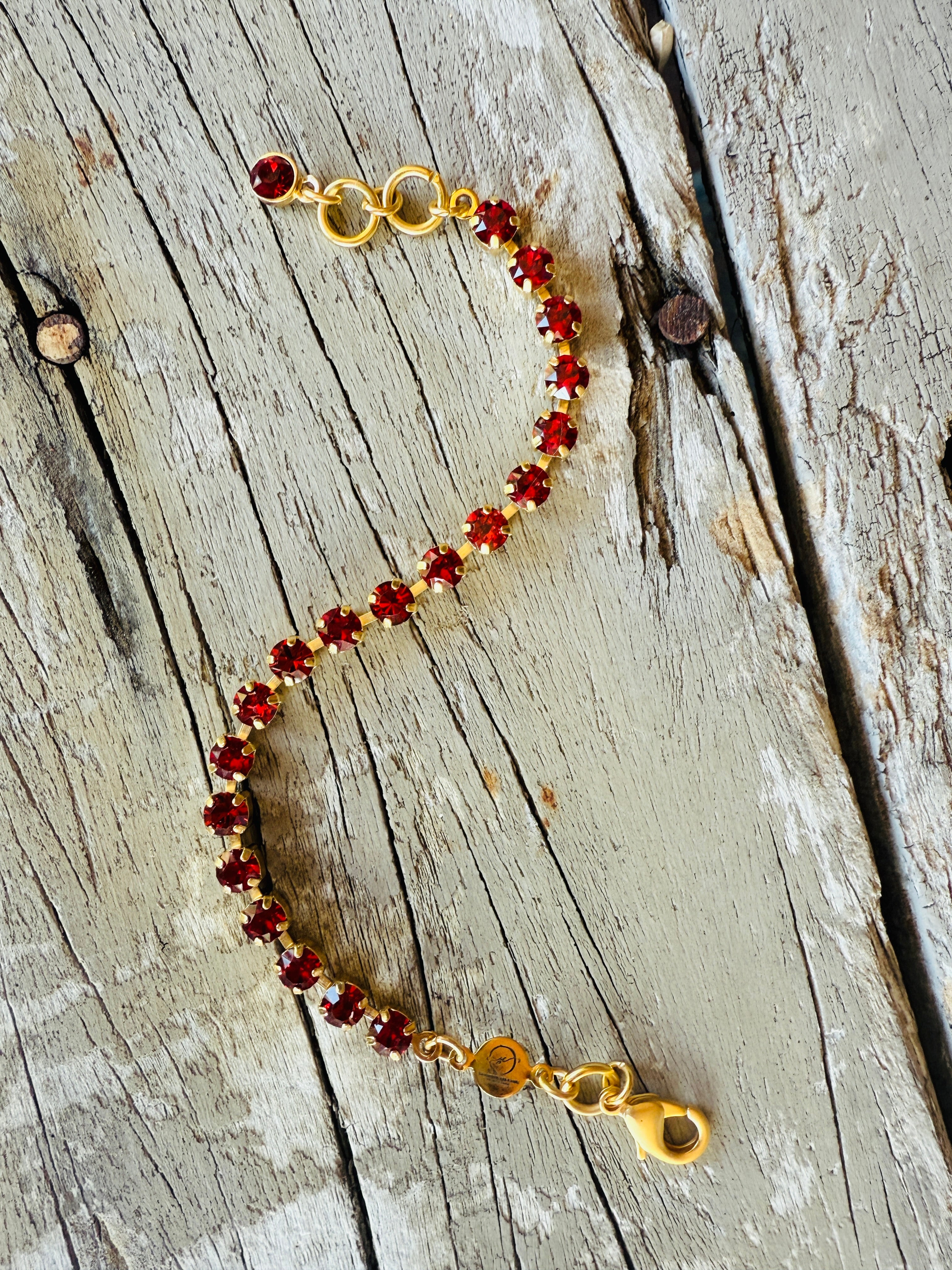 Clara Crystal Tennis Bracelet - Shabby To Chic Jewelry