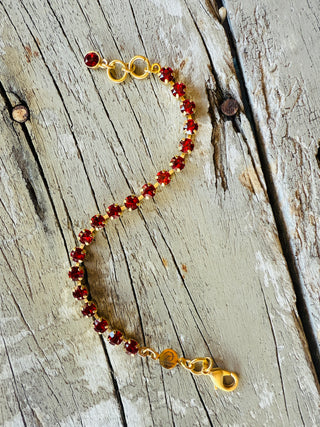 Clara Crystal Tennis Bracelet - Shabby To Chic Jewelry