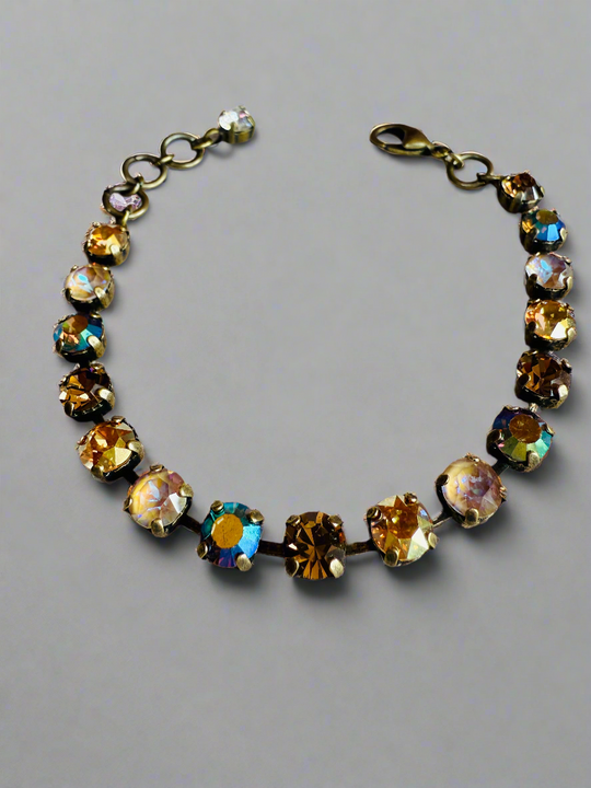 Amy Neutral Crystal Tennis Bracelet