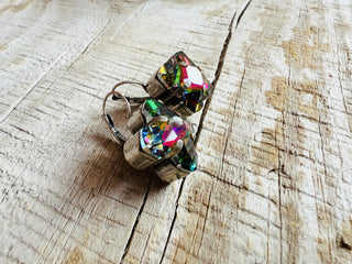 Arden Greek Cross Crystal Earrings - Shabby To Chic Jewelry