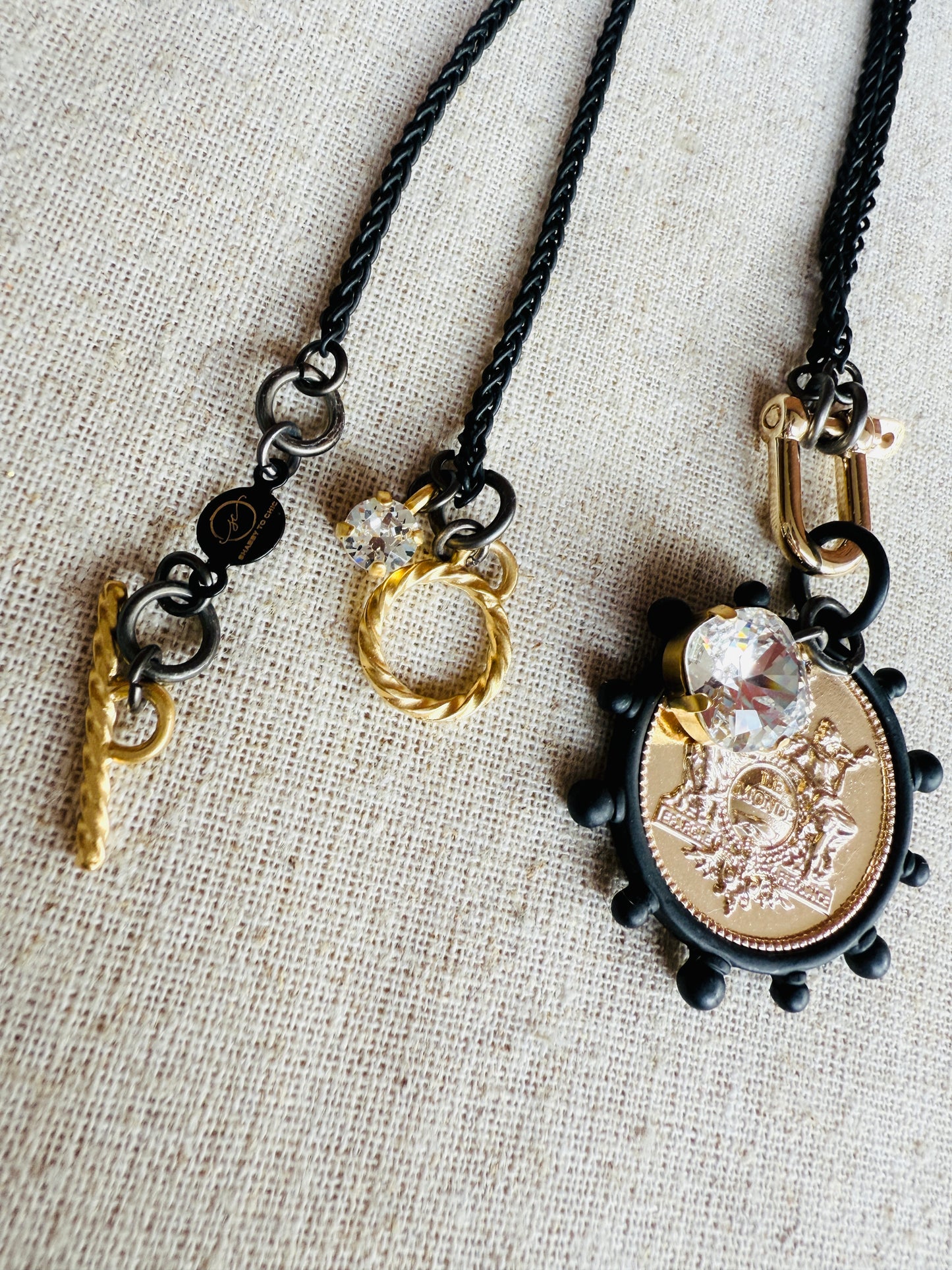 Anne Coin Pendant Necklace - Shabby To Chic Jewelry