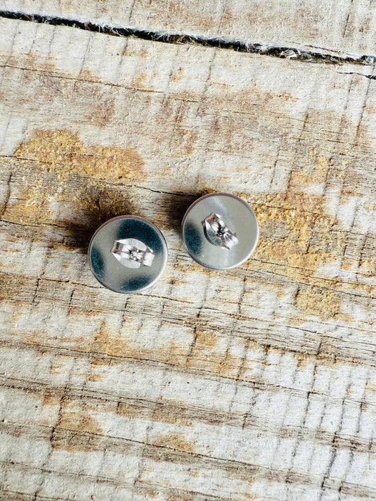 Aynor Blue Jackets Stud Earrings