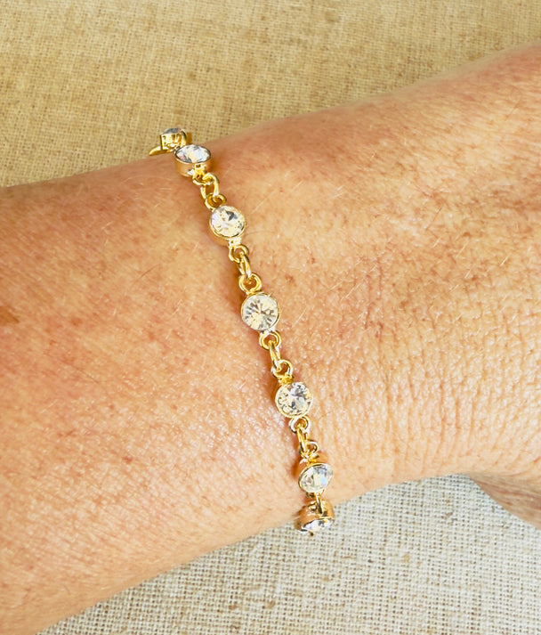 Mila Petite Crystal Link Bracelet