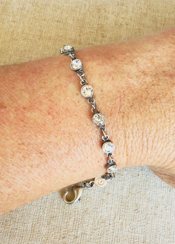 Mila Petite Crystal Link Bracelet